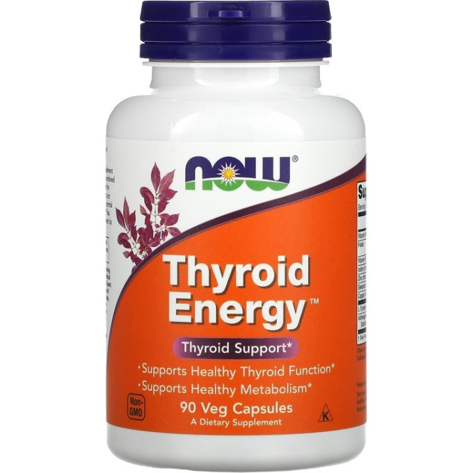 NOW Thyroid Energy, 90 капсул NS3368